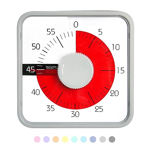 19Cm Conto Alla Rovescia, Timer Analogico, Timer Visivo, Timer Per Esami, Timer Da Cucina, Suono Allarme Forte, Per Lezioni In Aula Giochi Di Compiti
