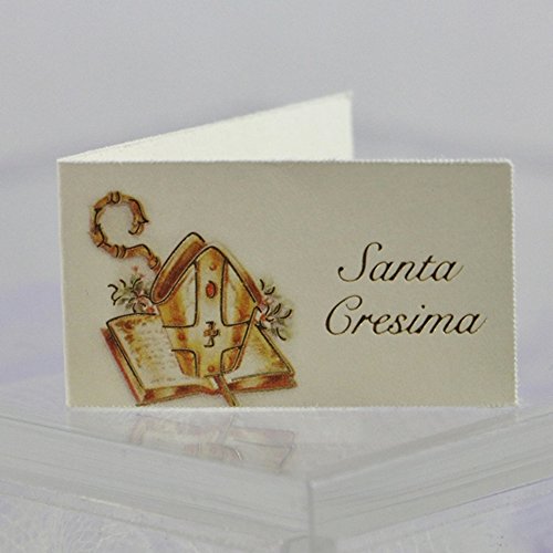 Il Villaggio Degli Sposi 20 Bigliettini Bomboniera Santa Cresima