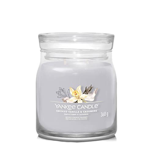 Yankee Candle Candela Media Signature Smoked Vanilla & Cashmere