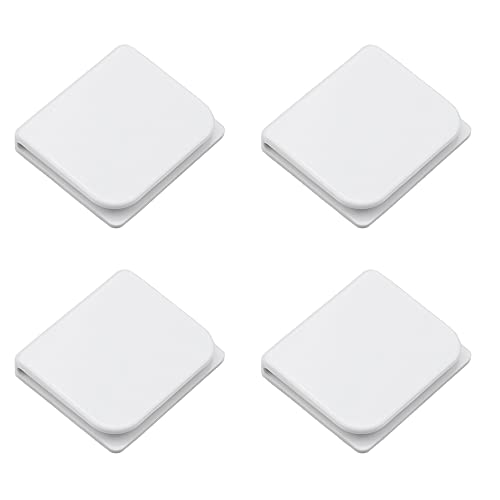 Xhnfcu 4 Pezzi Clip Per Tende Da Doccia Clip Autoadesive Per Spruzzi D'Acqua Clip Antivento Antispruzzo Fermatenda Per Doccia Proteggi, Per Tenere La