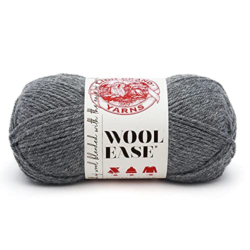 Lion Brand Yarn Company Filo Di Lana, Grigio, 146 Unità