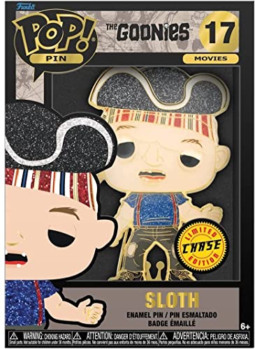 Loungefly Funko Pop! Large Enamel Pin Goonies: Sloth - Sloth - The Goonies Spille Smaltate - Spilla Da Collezione Carina - Per Gli Zaini & Borse - Ide