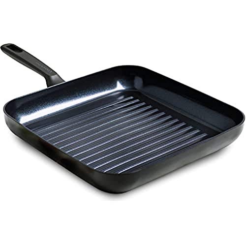 Greenpan Memphis Bistecchiera Antiaderente In Alluminio Con Rivestimento In Ceramica, Adatta A Tutti I Tipi Di Fornelli, Induzione, Forno E Lavastovig
