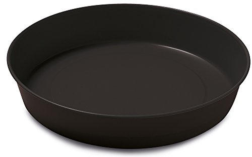 Guardini Gardenia, Tortiera Liscia 28Cm, Acciaio Con Rivestimento Antiaderente, Colore Nero