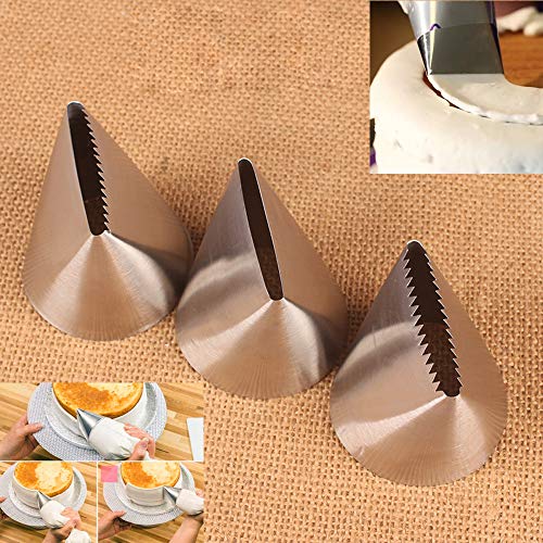 Blugul 3Pcs Extra Grande Piatto Beccucci Da Pasticceria, Per Pulire La Superficie Della Torta
