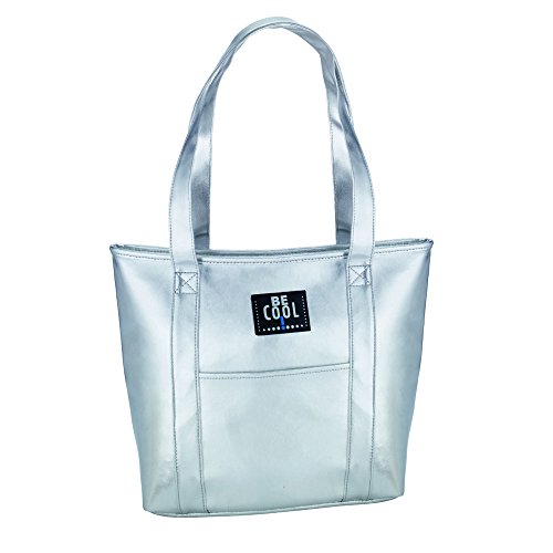 Be Cool Borsa Frigo Termica Shopper Argento Cm. 42 X 14 X 6