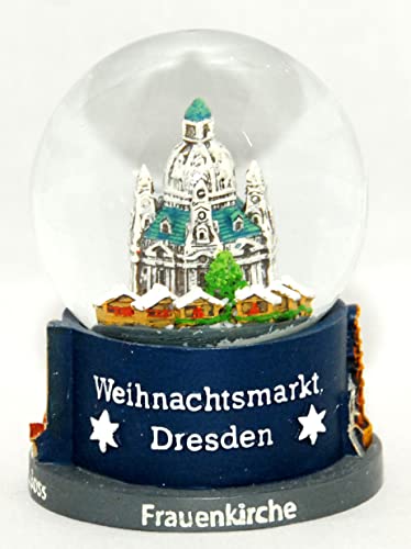 30017 Souvenir Palla Di Neve Germania Natale Mercato Dresden