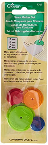 Clover 7707 - Marcatore Per Cuciture, In Plastica, Multicolore, Taglia Unica