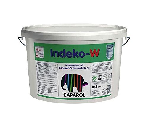 Caparol Indeko-W Pittura Lavabile Speciale Resistente Alle Muffe Lt. 2,5