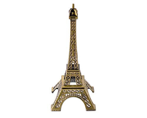 Ds. Distinctive Style Modello Torre Eiffel Statua Metallica Torre Eiffel Statuetta Torre Eiffel Per Souvenir - 32 Cm