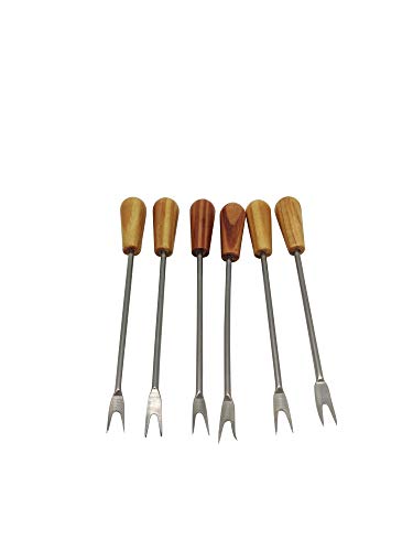 Doja Barcelona | Forchettine Aperitivo | 12 Pezzi | Set Di Forchette Finger Food In Acciaio Inox | Molteplici Usi: Crostacei, Spiedini, Gamberi, Gambe