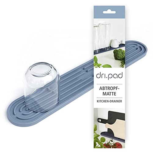 Sanni Shoo - Mini Scolapiatti Silicone Per La Cucina | Piccolo, Piatto, Stretto, Salvaspazio, Resistenti Al Calore | Scolapiatti Da Appoggio, Tappetin