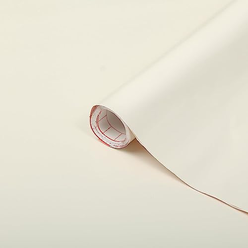 D-C-Fix Pellicola Adesiva Per Mobili Tinta Unita Lucida Magnolia Pvc Plastica Vinile Impermeabile Decorativa Per Cucina, Armadio, Porta Carta Rivestim