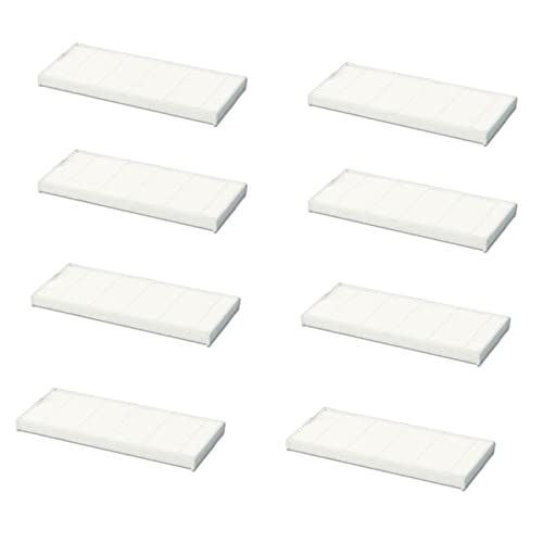 Gying Per Vileda Vr 102 / Vr 201 / Vr 303 Robot Aspirapolvere Accessori, Robot Aspirapolvere Ricambi (8 X Filtri Hepa)