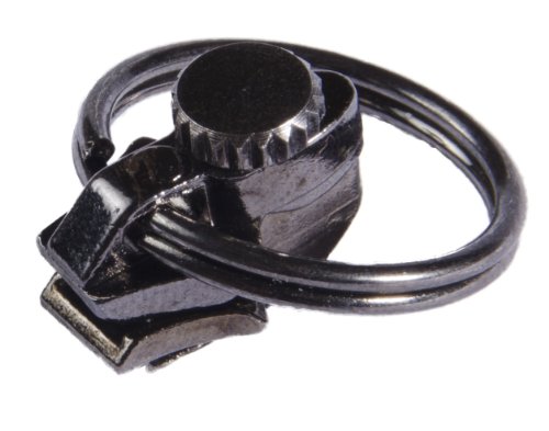 Fixnzip Nickel Nero Di Ricambio Con Cerniera Per Vestiti, Piccolo