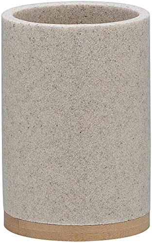 Sealskin Grace Bicchiere, Poliresina, Sabbia Del Deserto, 7.3 X 10.6 X 7.3 Cm