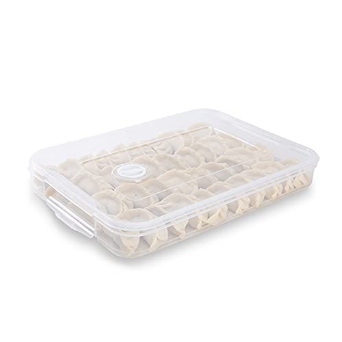Roxnvm Contenitori Impilabili Per Congelatore, Organizer Per Cassetti Frigo, Contenitore Per Alimenti Frigorifero Con Coperchio Per Conservare Pesce,