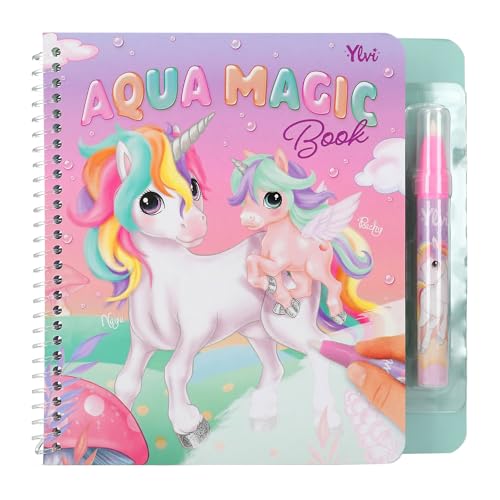 Depesche 12802 Ylvi - Libro Da Colorare Aqua Magic Con Motivo Principesse Nascoste, Libro Creativo Con 5 Pagine Riverniciabili E Una Penna Ad Acqua