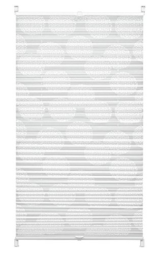 Gardinia Tenda Plissettata, Poliestere, Bianco, 60 X 130 Cm