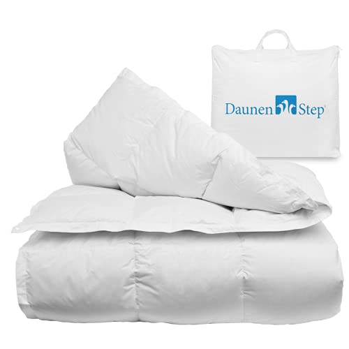 Daunen Step Piumino In Piuma Qualità D200 | 250X220 Cm - Matrimoniale Lungo Italia Autunno/Inverno (Calore Classic Winter)