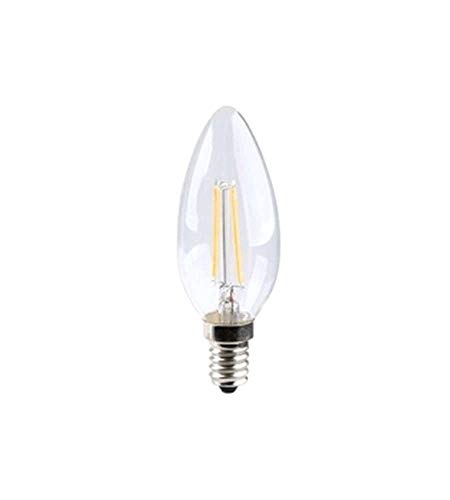 Bot Lighting Shot Lampadina E14 Oliva Led 6W 806Lm Vetro Trasparente - 2700°K Luce Calda