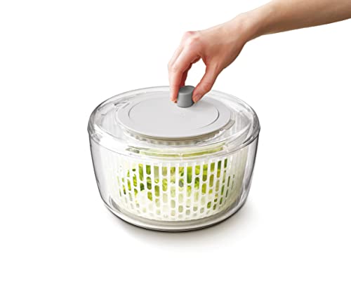 Joseph Joseph Duo Set Ciotola Insalatiera Multifunzione, 3 Accessori Per Centrifuga Grattugia Ed Mandolina, Multicolore