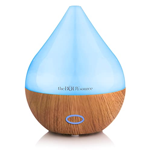 The Body Source - Diffusore Di Aromi Per Oli Essenziali Con Luci Led Di 7 Colori (165 Ml)