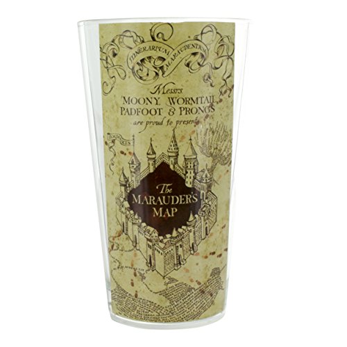 Harry Potter, Marauders Map Acqua In Vetro, Multicolore, 9 X 9 X 15 Cm