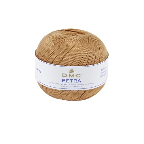 Dmc Filato Petra Taglia 3, Cotone, Marrone, 9.0 X 9.0 X 8.0 Cm, 100 Unità
