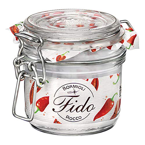 Fido – Confezione Di Vasetti In Vetro Rotondo 200 Ml