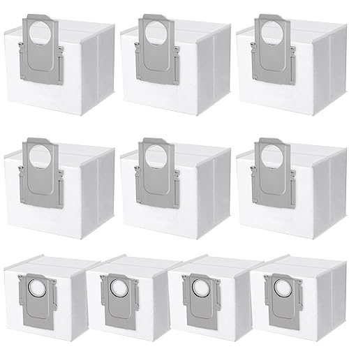 Dobiger 10 Pezzi Sacchetti Per Aspirapolvere Compatibile Con Roborock S7 Maxv Ultra / S7 Pro Ultra / Q7+ / Q7 Max+ / Q5+/ T8