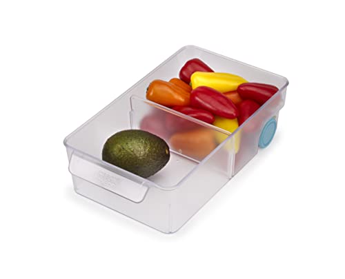 Joseph Joseph Fridgestore - Contenitore Per Frigorifero Cassetto Organizzatore Con Maniglia E Ruote Per Un Facile Accesso, Adatto A Tutti I Frigorifer