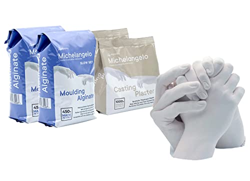 Algaplay Michelangelo Kit Refill Di Ricarica. Contiene I Materiali Di Ricambio Necessari Per Realizzare Calchi Delle Mani O Del Corpo (Xl)