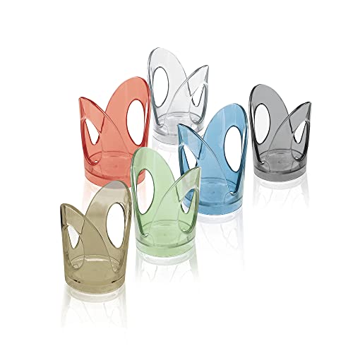 Fratelli Guzzini Feeling Set Reggi Bicchieri, Smma, Multicolore, 3.2 Inches Inches, 6 Unità
