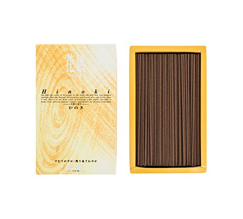Nippon Kodo Incenso Giapponese Ka-Fuh Cipresso Giapponese Hinoki, Grande Scatola Di Incenso, Incenso Con Piccolo Fumo