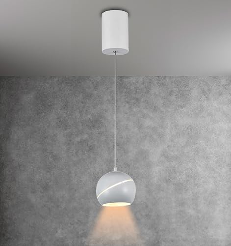V-Tac Lampadario A Sospensione Led 8.5W - Design Moderno Ed Elegante - Lampada A Sospensione Da Soffitto In Metallo Per Salotto, Cucina, Camera, Sala