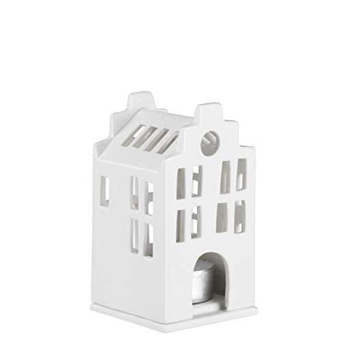 Unbekannt Design – Casetta Luminosa Per Casa Di Città, 6 X 6 X 13,5 Cm, Bianco