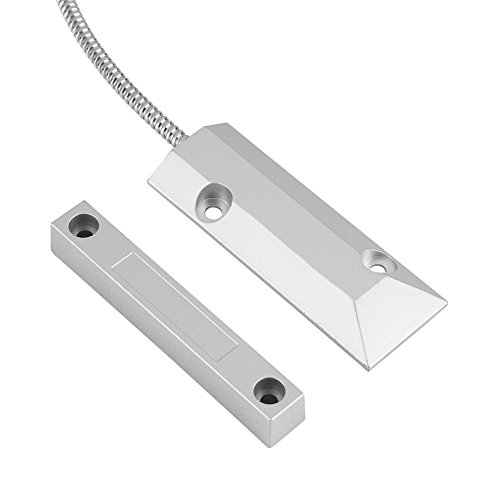 Fdit Interruttore Rilevatore, Contatto Magnetico Antifurto Serramenti Contatti Magnetici Allarme Porte Di Sensore Cablato Con Contatto Magnetico Per P