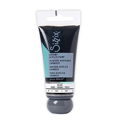 Effectz, Vernice Acrilica Cremosa Opaca Nera, 60 Ml