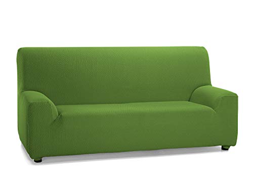 Martina Home Tunez, Copridivano Elastico, Tela (50% Poliestere, 45% Cotone, 5% Elastan), Verde, 3 Posti (135-180 Cm Larghezza)