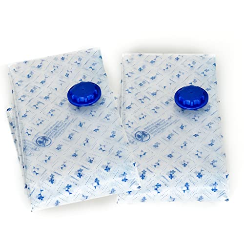 Lavatelli Set Di 2 Sacchetti Coperte E Piumoni, Salvaspazio, Buste Sottovuoto Vestiti, Antimuffa, Misura Xl, Multiuso Sacchi Abiti Pz.2 60X50X, Polite