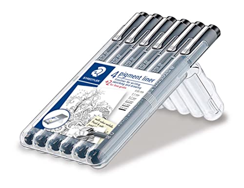 Staedtler, Pigment Liner, Fineliner, Set Con Scatola
