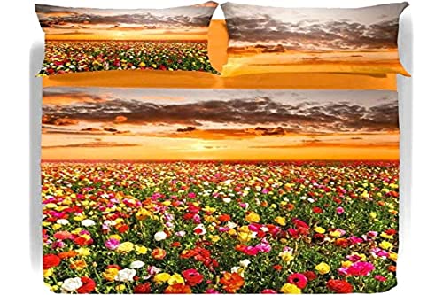 Caleffi - Lenzuolo-Copriletto Flowering Fields Fotografico Matrimoniale