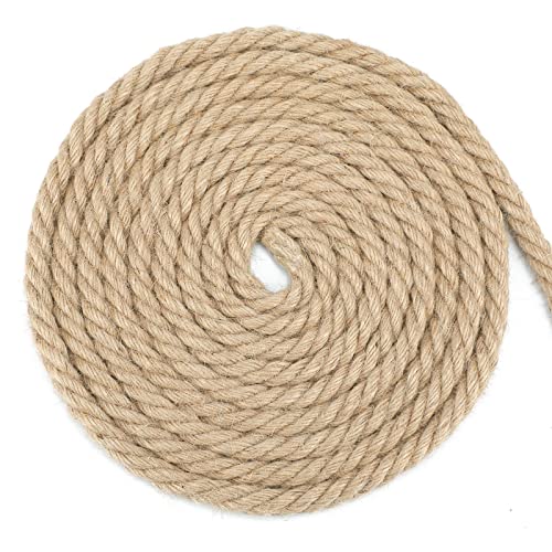 G2Plus 10M Corda Di Canapa Corda Di Spago 12Mm Corda In Juta Spago Filo Canapa Corda Per Giardinaggio,Decorazione Domestica,Gatto Che Graffia