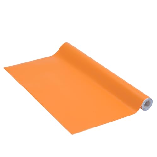 Venilia Klebefolie Unimatt Orange 67,5 Cm X 200 Cm Pellicole Opache In Tinta Unita Arancione, Adesivo, Decorativo, Foglio Autoadesivo, Pvc, Senza Ftal