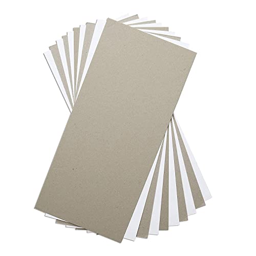 Sizzix Surfacez-Superfici 663891, Cartone Pressato Per Mixed Media, 10Pz, Multicolore, Bianco E Grigio, Taglia Unica
