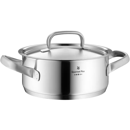 Wmf Gourmet Plus Tegame, 24 Cm Argento