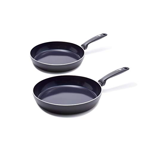Greenpan Torino Set Di Padelle In Ceramica Antiaderente Sano 2 Pezzi, 24 Cm E 28 Cm, Senza Pfas, Induzione, Forno Fino A 160°C, Lavabile In Lavastovig