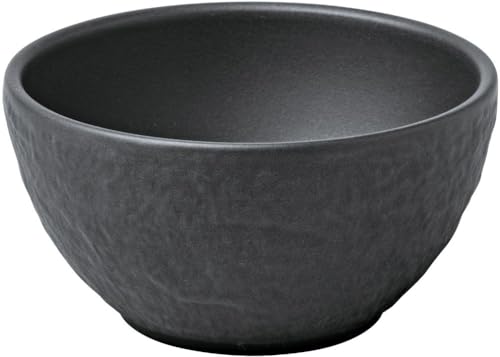 Villeroy & Boch - Manufacture Rock Ciotoline Per Salse, Moderne Ciotoline Per Stuzzichini E Salse, Porcellana Premium, Adatte Per Lavastoviglie, Nere