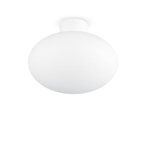Ideal Lux Clio - Globo Da Bagno Flush Light Bianco Ip44, E27